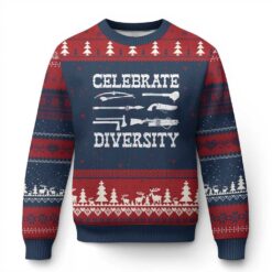 Weapon Celebrate Diversity Ugly Christmas Sweater Cozy Indigenous Pride Clothing Gifts – VertexNest LLC